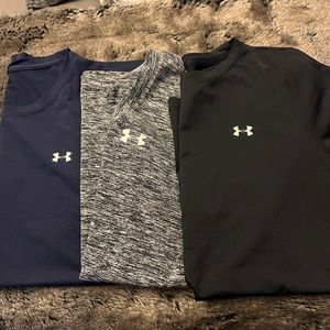 Bundle of 3 Under Armour workout shirts